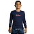 Camisa de Pesca Infantil Brk Azul Isca Artificial com Proteção UV50+ - Imagem 1