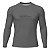 Camisa Raglan Brk Clean Cinza com Proteção Solar UV50+ - Imagem 1