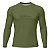 Camisa Raglan Brk Clean Verde Militar com Proteção Solar UV50+ - Imagem 1