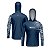 Camisa com Capuz Brk Maori Azul Marinho com Proteção Solar UV50+ - Imagem 1