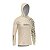 Camisa com Capuz Brk Maori Bege com Proteção Solar UV50+ - Imagem 4