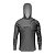 Camisa com Capuz Brk Maori Cinza com Preto com Proteção Solar UV50+ - Imagem 2