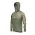 Camisa com Capuz Brk Maori Verde Musgo com Proteção Solar UV50+ - Imagem 5