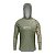 Camisa com Capuz Brk Maori Verde Musgo com Proteção Solar UV50+ - Imagem 2