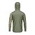 Camisa com Capuz Brk Maori Verde Musgo com Proteção Solar UV50+ - Imagem 3
