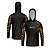 Camisa com Capuz Brk Maori Bege e Preto com Proteção Solar UV50+ - Imagem 1