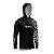Camisa com Capuz Brk Maori Preto e Branco com Proteção Solar UV50+ - Imagem 4