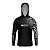 Camisa com Capuz Brk Maori Preto e Branco com Proteção Solar UV50+ - Imagem 2