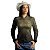 Camisa Feminina Brk Mescla Areia Esverdeada com Proteção Solar UV50+ - Imagem 4