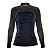 Camisa Feminina Brk Mescla Azul Chumbo com Proteção Solar UV50+ - Imagem 2