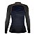 Camisa Feminina Brk Mescla Azul Chumbo com Proteção Solar UV50+ - Imagem 3