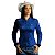 Camisa Feminina Brk Mescla Azul Royal com Proteção Solar UV50+ - Imagem 4