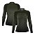 Camisa Feminina Brk Mescla Verde com Proteção Solar UV50+ - Imagem 1