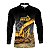 Camisa Máquina Pesada Brk Preto e Amarelo Terraplanagem com Proteção UV50+ - Imagem 1