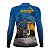 Camisa Máquina Pesada Feminina Brk Azul Caminhão Basculante e Retroescavadeira com Proteção UV50+ - Imagem 3