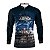 Camisa Agro Brk Azul Eu Sou do Agro Pecuária  com Proteção Solar UV50+ - Imagem 1