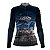 Camisa Feminina Brk Azul Eu Sou do Agro Pecuária  com Proteção Solar UV50+ - Imagem 4