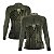 Camisa Agro Feminina Brk Skull Longhorn com Proteção UV50+ - Imagem 1
