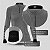 Camisa Agro Feminina Brk Clean Cinza Texas Longhorn com Proteção UV50+ - Imagem 5