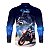 Camisa de Motociclismo Brk Azul GS R1300 com Proteção UV50+ - Imagem 2