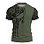 Camiseta Caveira Militar Brk Verde com Proteção UV50+ - Imagem 1