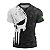 Camiseta Caveira Militar Brk Cinza Skull Camo com Proteção UV50+ - Imagem 1
