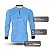 Camisa de Pesca Brk Pescador Patriota Azul Gradiente com Proteção UV50 - Imagem 4