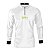 Camisa de Pesca Brk Pescador Patriota Branca Gradiente com Proteção UV50 - Imagem 1