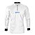 Camisa de Pesca Brk Pescador Patriota Branca Gradiente com Proteção UV50 - Imagem 1