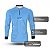 Camisa de Pesca Brk Pescador Patriota Gradiente Azul com Proteção UV50 - Imagem 4