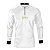 Camisa de Pesca Brk Pescador Patriota Branca Gradiente com Proteção UV50 - Imagem 1