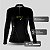 Camisa de Pesca Feminina Brk Pescador Patriota Preta Brasil com Proteção UV50 - Imagem 4