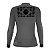 Camisa de Pesca Feminina Brk Pescador Patriota Cinza e Preta com Proteção UV50 - Imagem 3