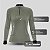 Camisa de Pesca Feminina Brk Pescador Patriota Caqui e Bege com Proteção UV50 - Imagem 4