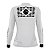 Camisa de Pesca Feminina Brk Pescador Patriota Branca e Preta com Proteção UV50 - Imagem 3