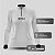 Camisa de Pesca Feminina Brk Pescador Patriota Branca e Preta com Proteção UV50 - Imagem 4