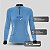 Camisa de Pesca Feminina Brk Pescador Patriota Azul Gradiente com Proteção UV50 - Imagem 4