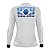 Camisa de Pesca Feminina Brk Pescador Patriota Branca Gradiente com Proteção UV50 - Imagem 3