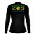 Camisa de Pesca Feminina Brk Pescadora Patriota Preta Brasil com Proteção UV50 - Imagem 3