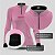 Camisa de Pesca Feminina Brk Pescadora Patriota Rosa Gradiente com Proteção UV50 - Imagem 5
