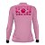Camisa de Pesca Feminina Brk Pescadora Patriota Rosa Gradiente com Proteção UV50 - Imagem 3