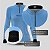 Camisa de Pesca Feminina Brk Pescador Patriota Gradiente Azul com Proteção UV50 - Imagem 5