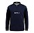 Camisa de Pesca Infantil Brk Pescador Patriota Azul e Branca com Proteção UV50 - Imagem 1