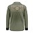 Camisa de Pesca Infantil Brk Pescador Patriota Caqui e Bege com Proteção UV50 - Imagem 2