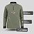 Camisa de Pesca Infantil Brk Pescador Patriota Caqui e Bege com Proteção UV50 - Imagem 4