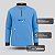 Camisa de Pesca Infantil Brk Pescador Patriota Gradiente Azul com Proteção UV50 - Imagem 4