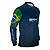 Camisa de Pesca Brk Azul Bandeira do Brasil Garateia com Proteção UV50+ - Imagem 5