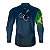 Camisa de Pesca Brk Azul Bandeira do Brasil Garateia com Proteção UV50+ - Imagem 2