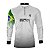 Camisa de Pesca Brk Branca Bandeira do Brasil Garateia com Proteção UV50+ - Imagem 1