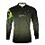 Camisa de Pesca Brk Verde Escamas Bandeira do Brasil Garateia com Proteção UV50+ - Imagem 1